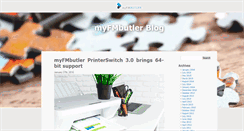 Desktop Screenshot of blog.myfmbutler.com
